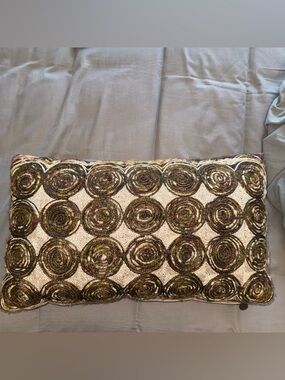 Pier 1 Accent Throw Pillow Brown Tan